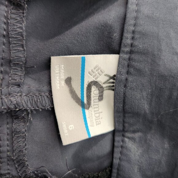 Columbia womens 6 Blue Short Straight Pants Saturday Trail - Picture 8 of 9